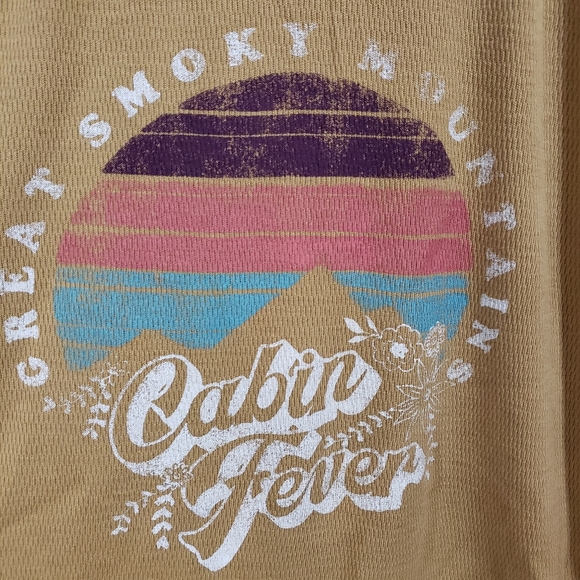 True craft NWT smokey mountains cabin fever graphic thermal Shirt Sz large & XL - Picture 8 of 9